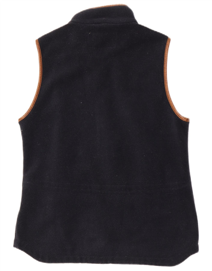 Schoffel Womens Fleece Gilet UK 16 Large Navy Blue Polyester