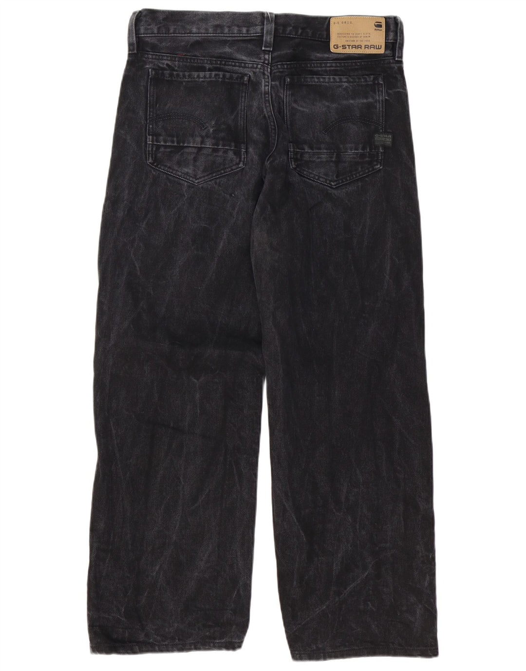 G-Star Womens Loose Jeans W32 L28 Black Cotton