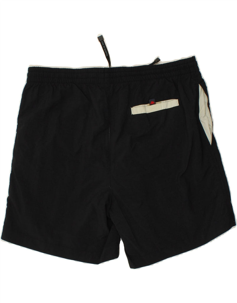 KAPPA Mens Sport Shorts Medium Black Nylon | Vintage Kappa | Thrift | Second-Hand Kappa | Used Clothing | Messina Hembry 