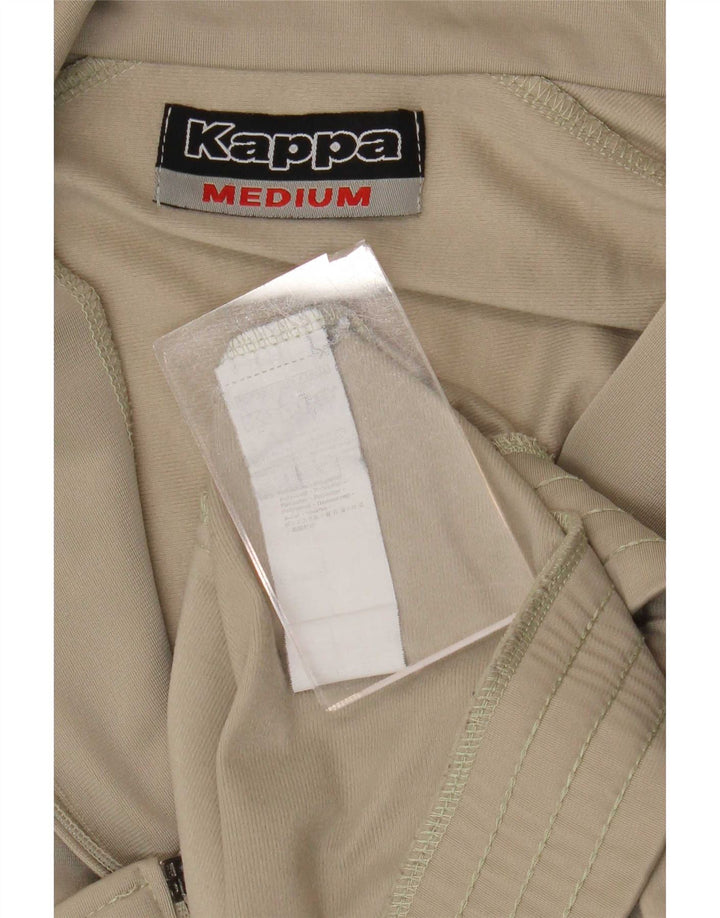 Kappa Mens Full Tracksuit Medium Beige Colourblock Polyester