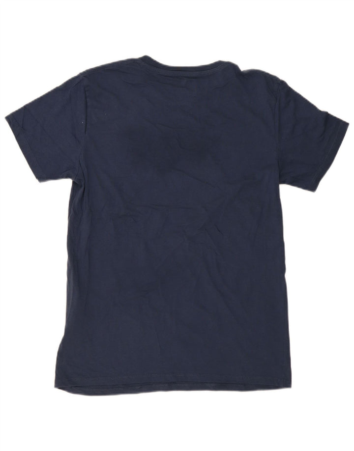 LEVI'S Mens Graphic T-Shirt Top Medium Navy Blue Cotton