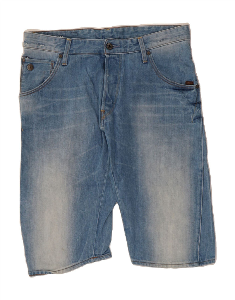 G-STAR Mens Denim Shorts W32 Medium  Blue Cotton Vintage G-Star and Second-Hand G-Star from Messina Hembry 