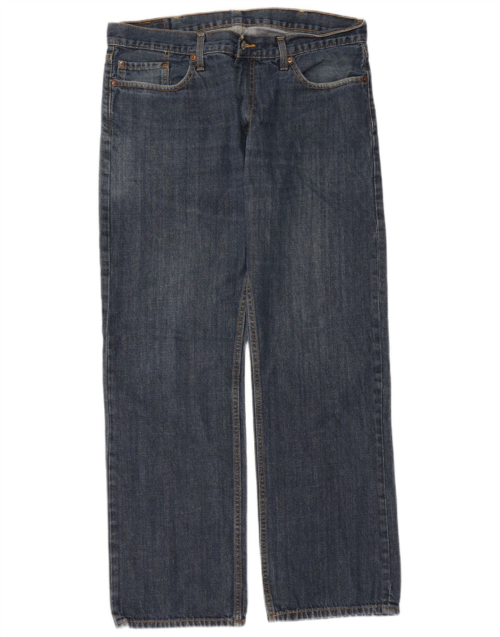 Levi's Mens 514 Straight Jeans W38 L32 Blue Cotton