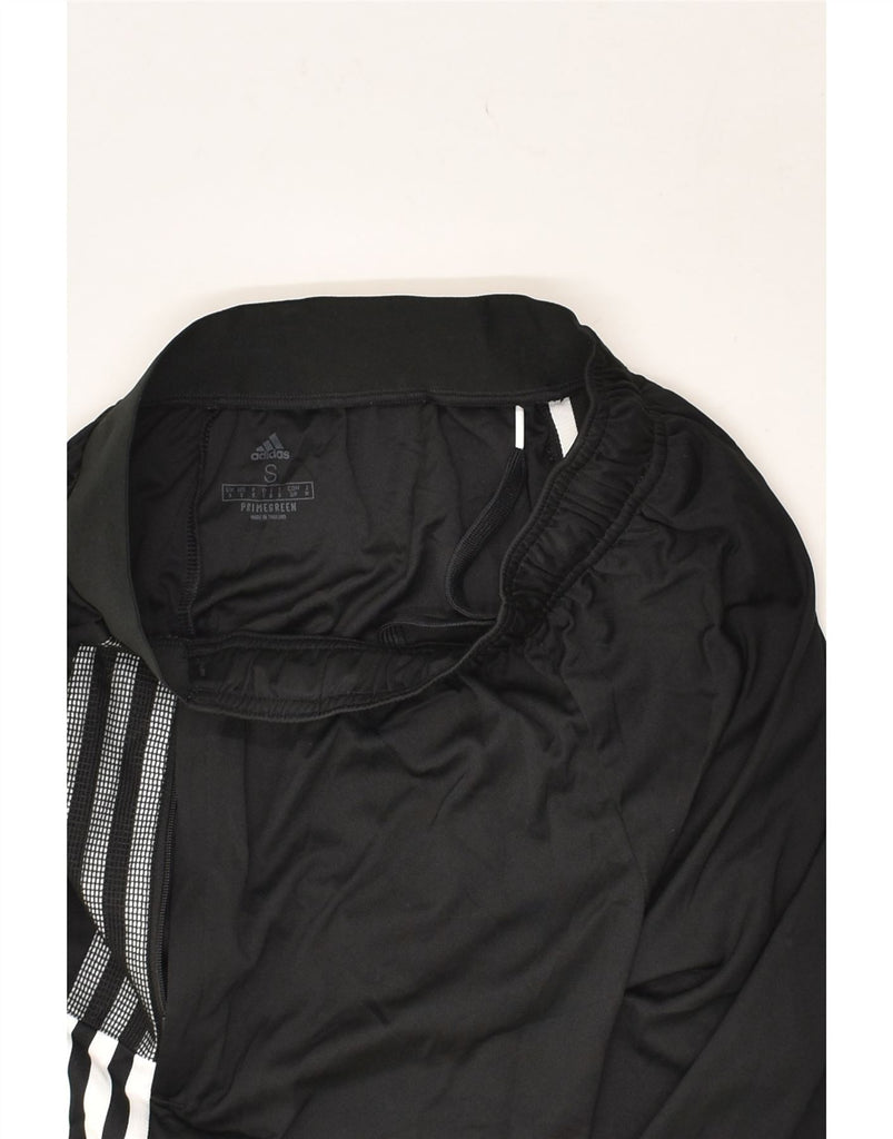 ADIDAS Mens Aeroready Graphic Sport Shorts Small Black Polyester | Vintage Adidas | Thrift | Second-Hand Adidas | Used Clothing | Messina Hembry 