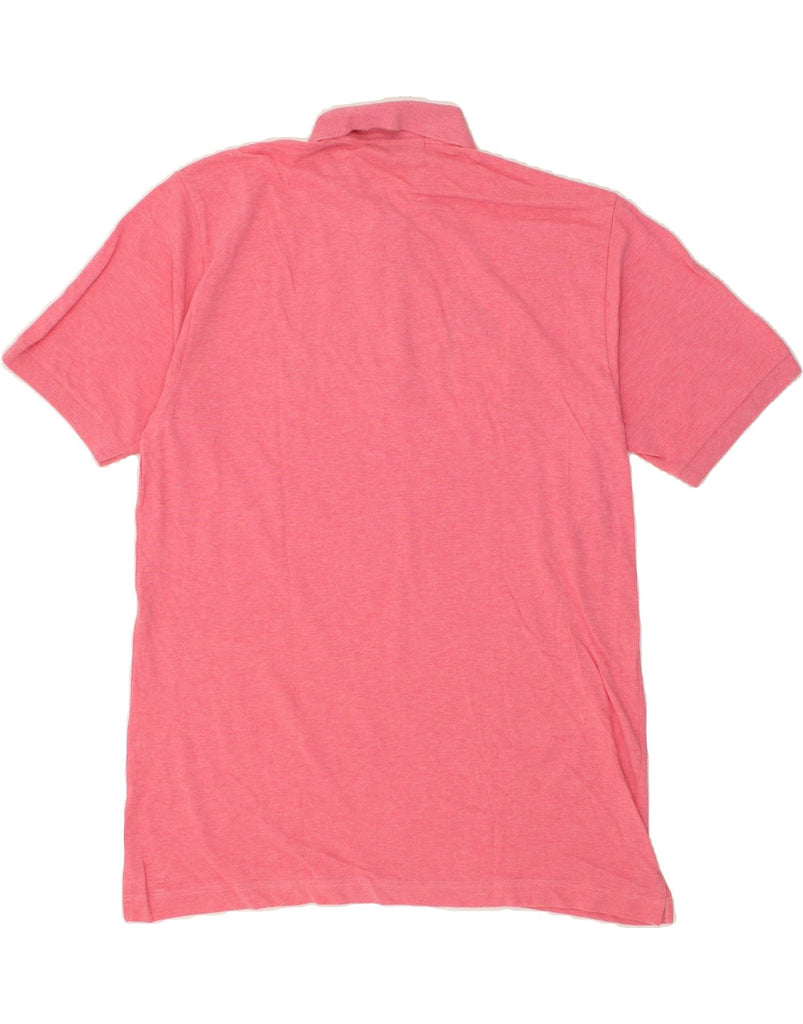 SERGIO TACCHINI Mens Polo Shirt IT 52 Large Pink Cotton | Vintage Sergio Tacchini | Thrift | Second-Hand Sergio Tacchini | Used Clothing | Messina Hembry 