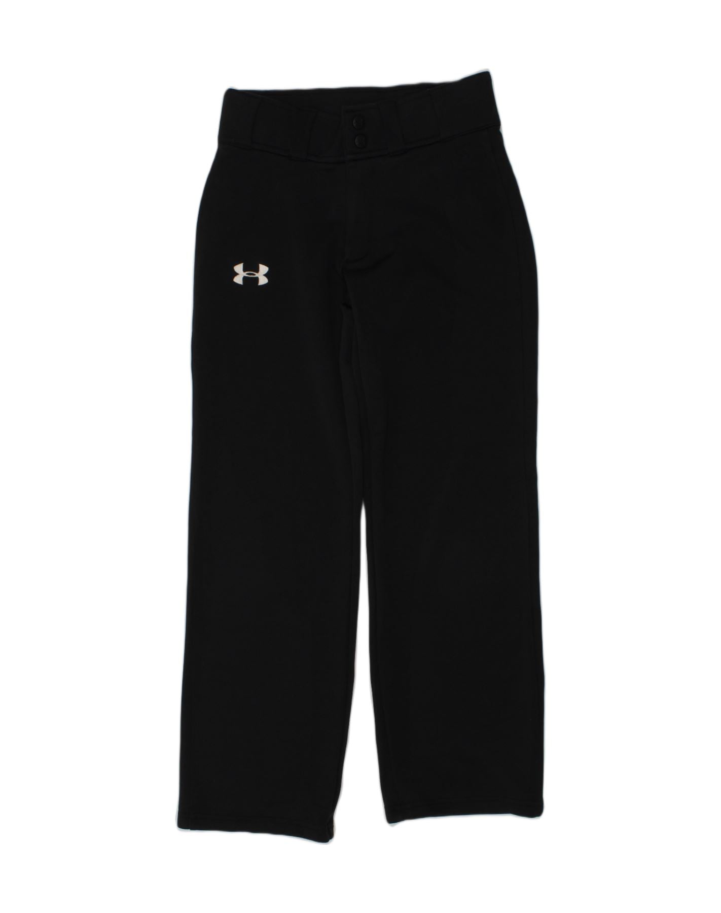 Pantaloni Tuta Bambina UNDER ARMOUR 9 10 Anni Medio Nero Poliestere