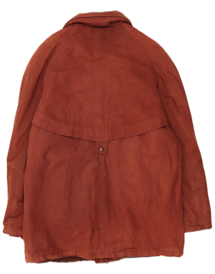 Vintage Mens Suede Jacket UK 42 XL Brown