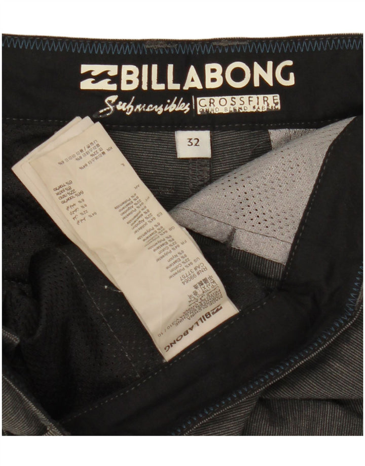 Billabong Mens Chino Shorts  W32 Medium Grey Polyester