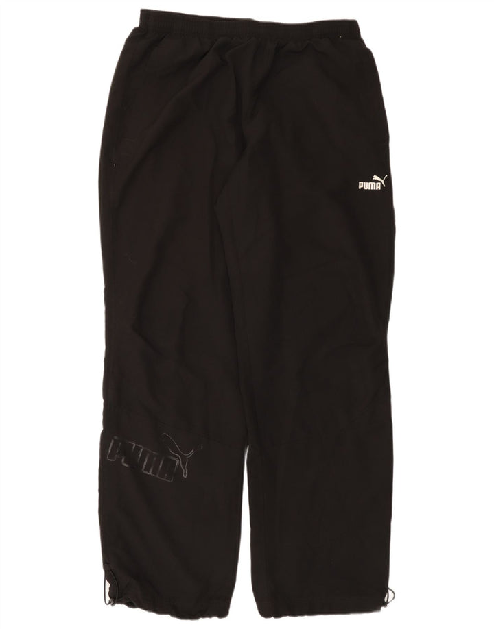 PUMA Mens Graphic Tracksuit Trousers Large  Black