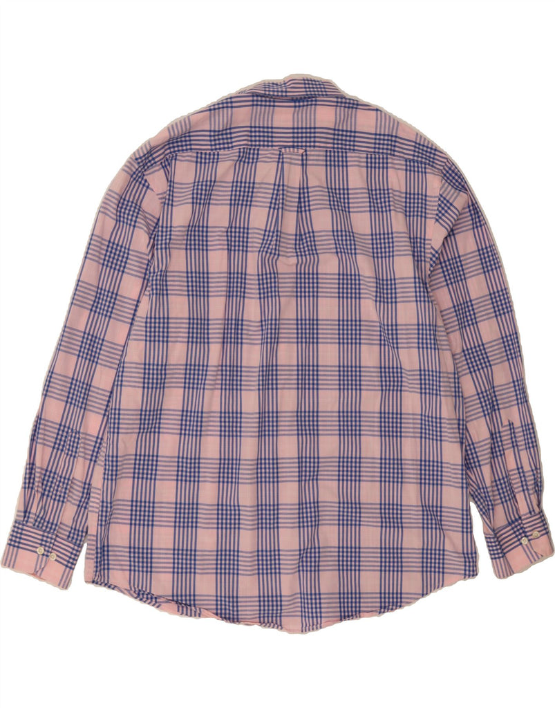 IZOD Mens Shirt XL Pink Check Cotton Vintage Izod and Second-Hand Izod from Messina Hembry 