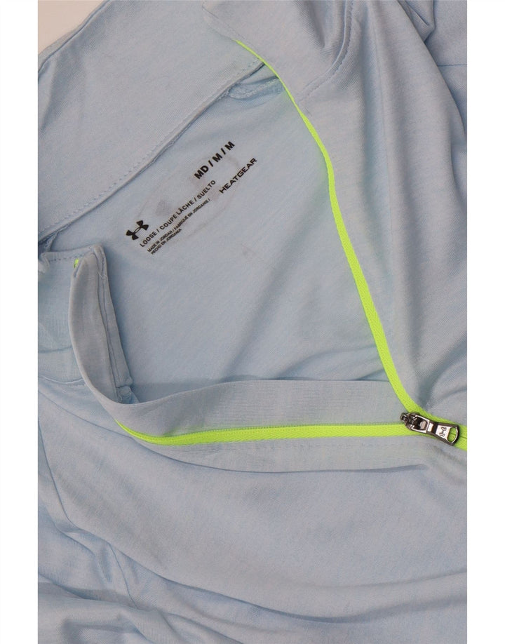 Under Armour Womens Heat Gear Pullover Tracksuit Top UK 12 Medium Blue