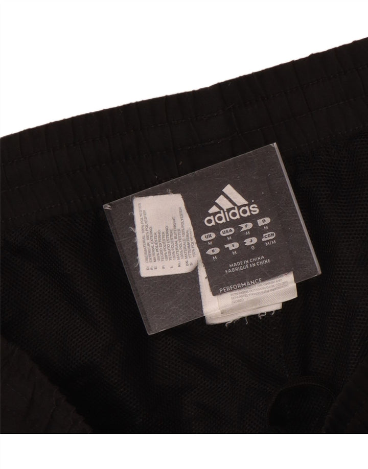 Adidas Mens Tracksuit Trousers Joggers Medium  Black Polyester