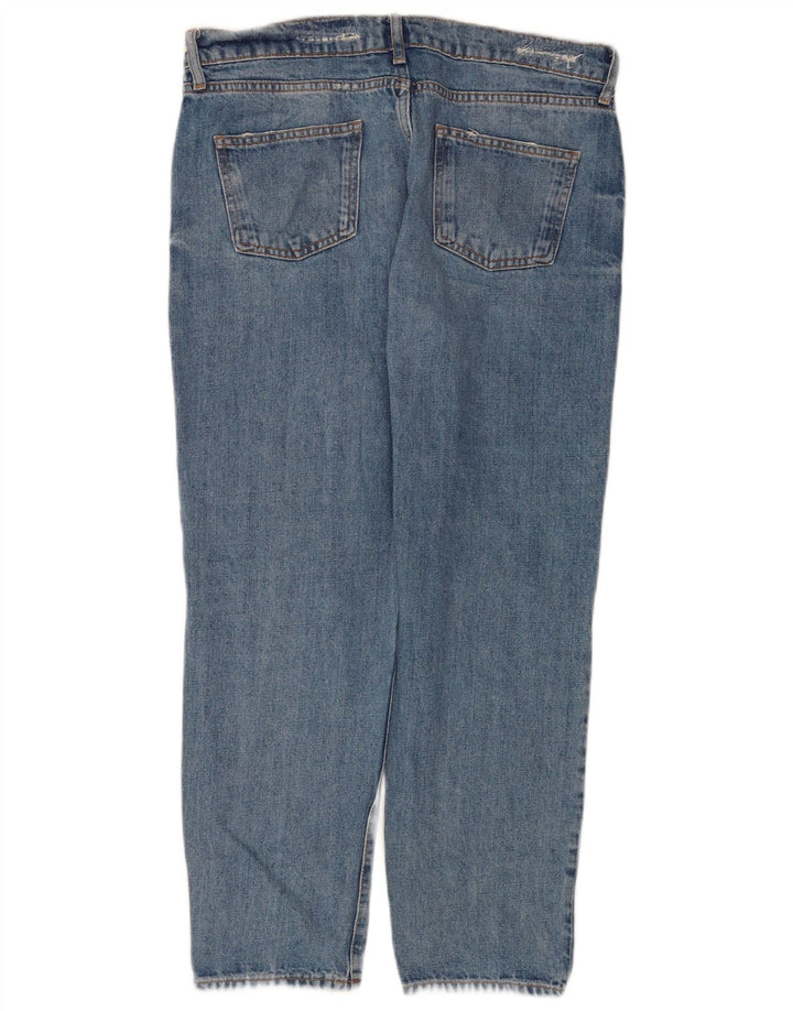 Zara Womens Straight Jeans EU 40 Medium W30 L26 Blue Cotton