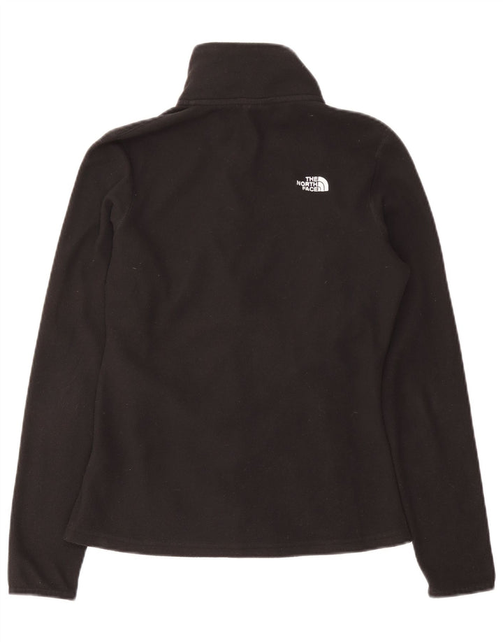 The North Face Womens Fleece Jacket UK 12 Medium Black Polyester