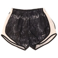 Nike Womens Dri Fit Sport Shorts UK 8 Small  Black Tie Dye Polyester