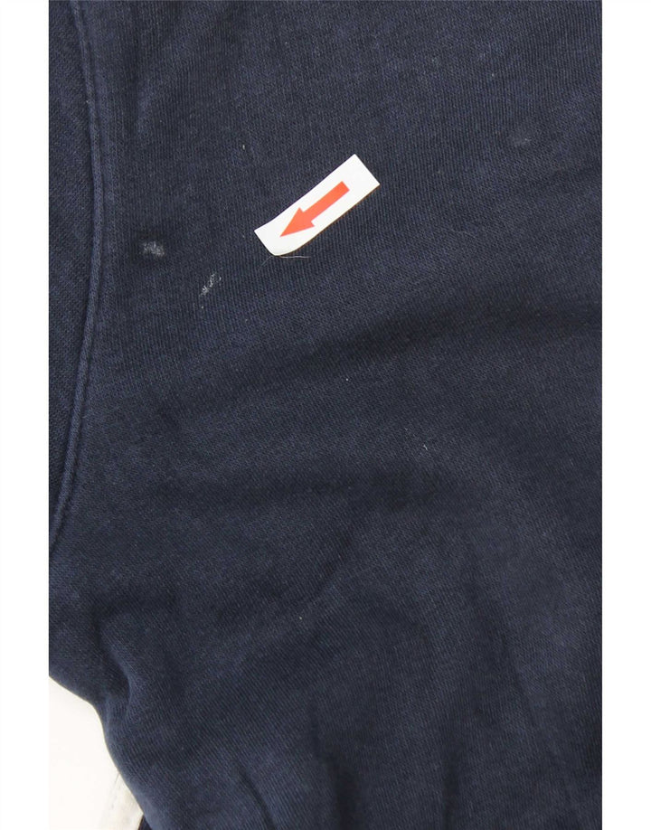 Adidas Mens Sweatshirt Jumper Small Navy Blue Cotton