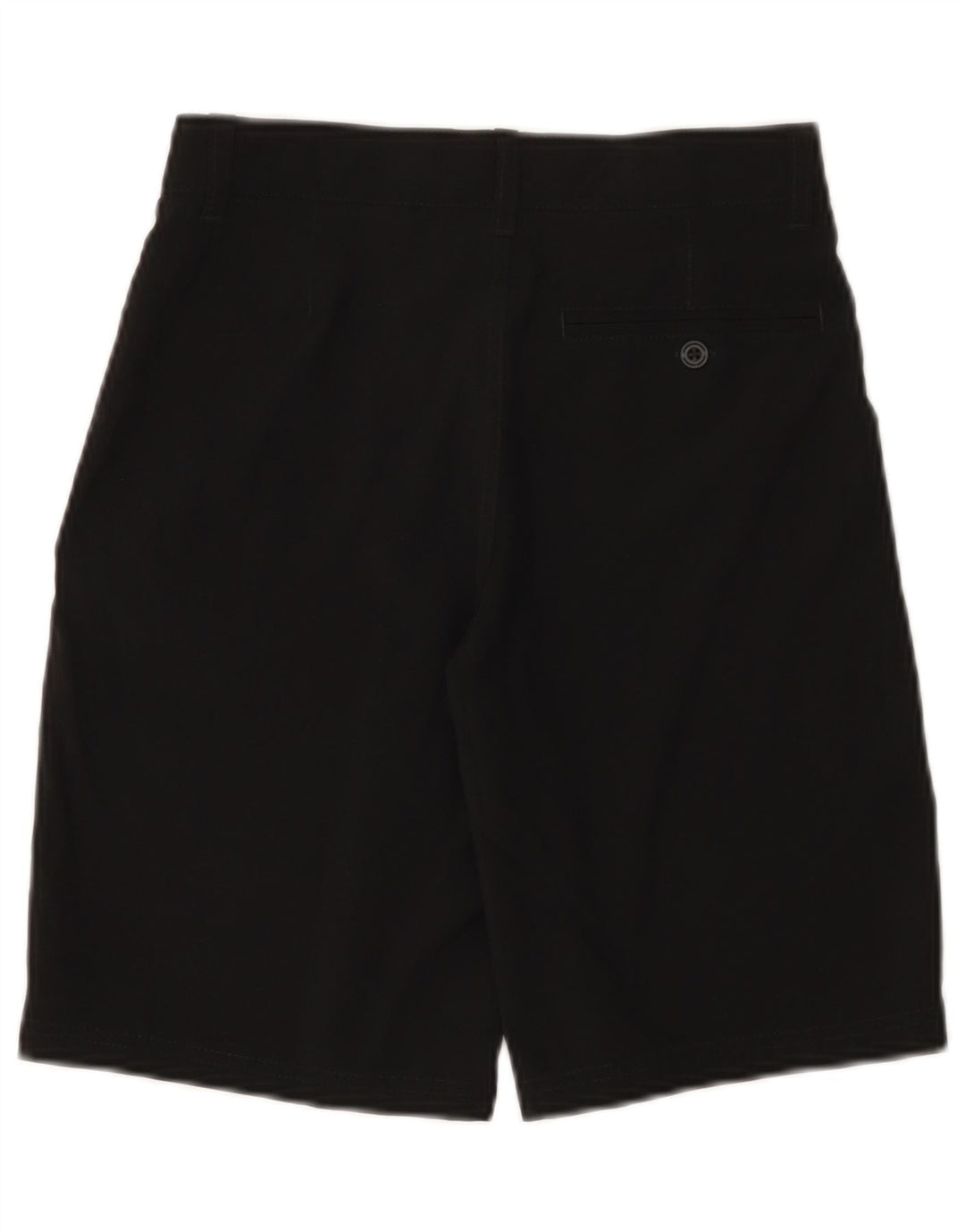 Under Armour Girls Chino Shorts 11-12 Years W26 Black Polyester
