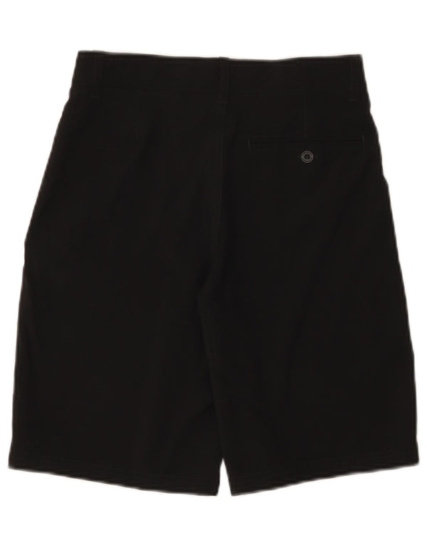 Under Armour Girls Chino Shorts 11-12 Years W26 Black Polyester