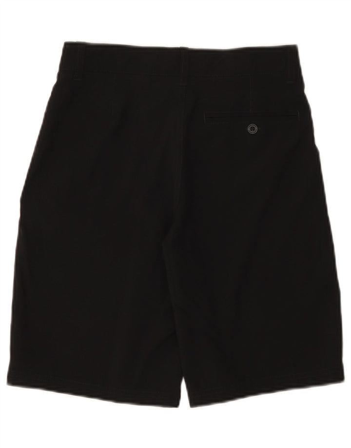 Under Armour Girls Chino Shorts 11-12 Years W26 Black Polyester