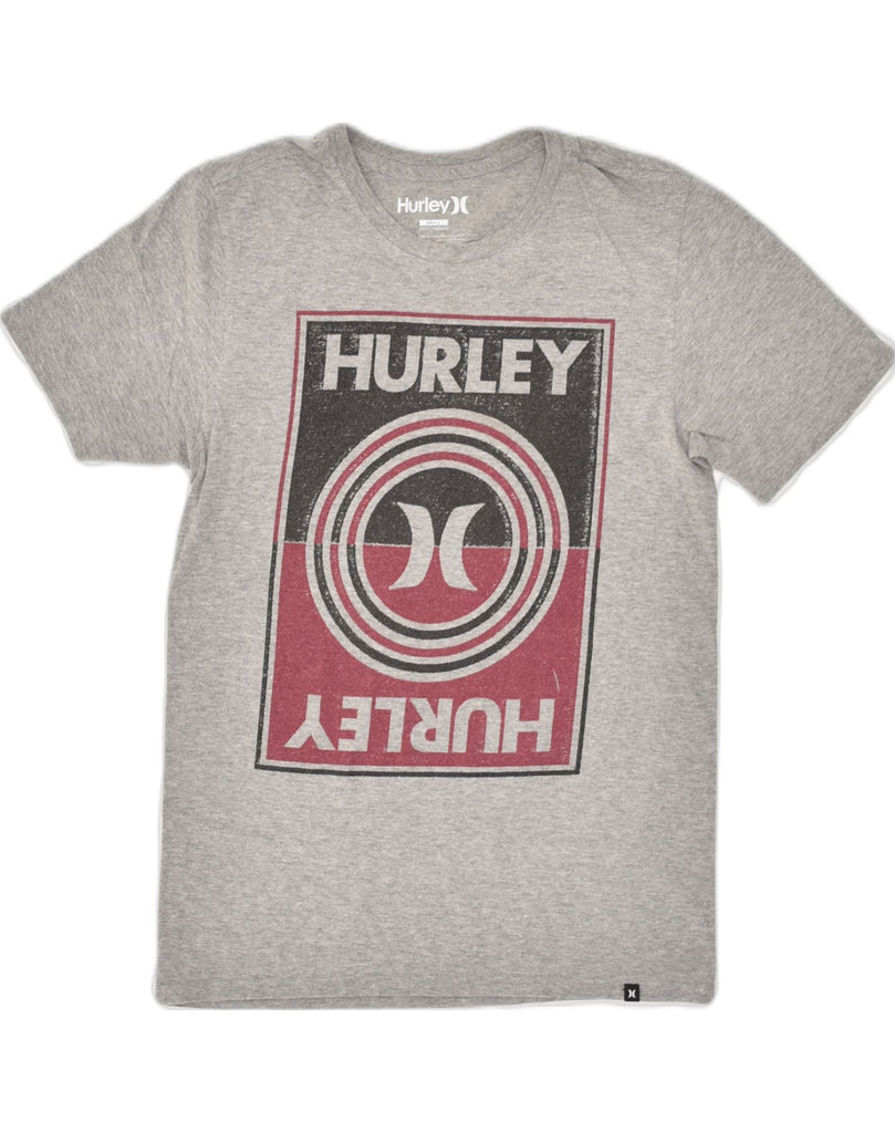 HURLEY Mens Graphic T-Shirt Top Small Grey Cotton | Vintage Hurley | Thrift | Second-Hand Hurley | Used Clothing | Messina Hembry 