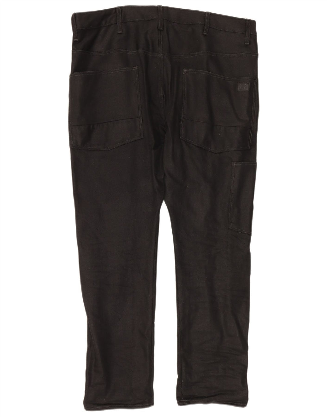 G-Star Mens Cargo Tapered Jeans W36 L28 Black Cotton