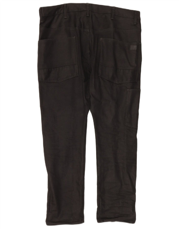 G-Star Mens Cargo Tapered Jeans W36 L28 Black Cotton