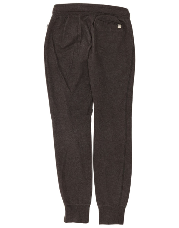 Puma Womens Tracksuit Trousers Joggers UK 8 Small Grey Cotton