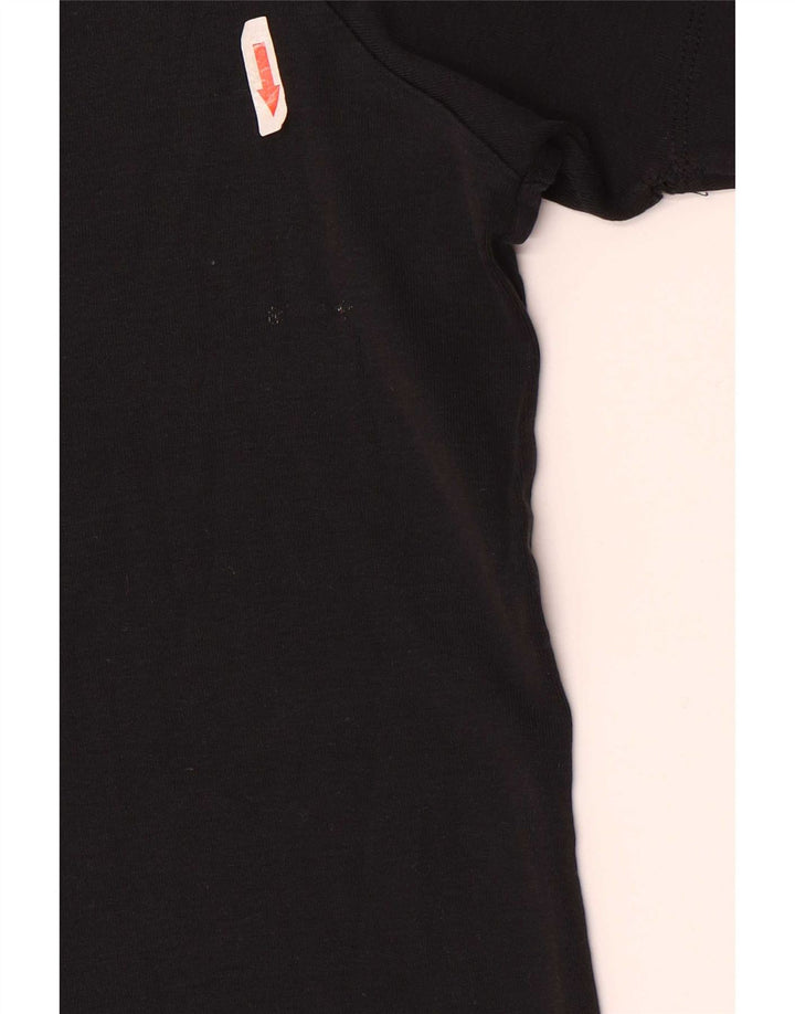 Hugo Boss Mens T-Shirt Top 2XL Black Cotton