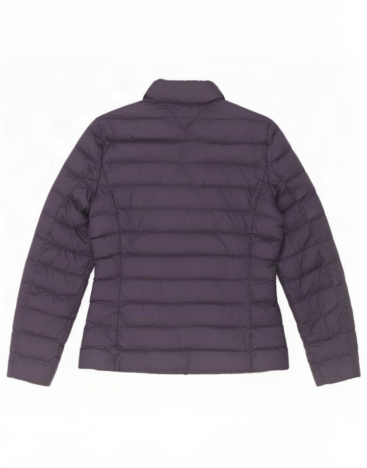 Tommy Hilfiger Womens Padded Jacket UK 10 Small Navy Blue Polyamide