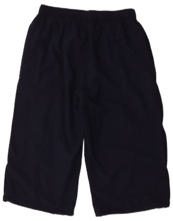 Canterbury Mens Graphic Bermuda Sport Shorts Medium Navy Blue Polyester