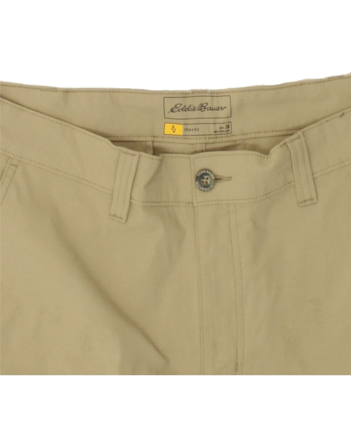 EDDIE BAUER Mens Chino Shorts W36 Large  Beige Polyester Vintage Eddie Bauer and Second-Hand Eddie Bauer from Messina Hembry 