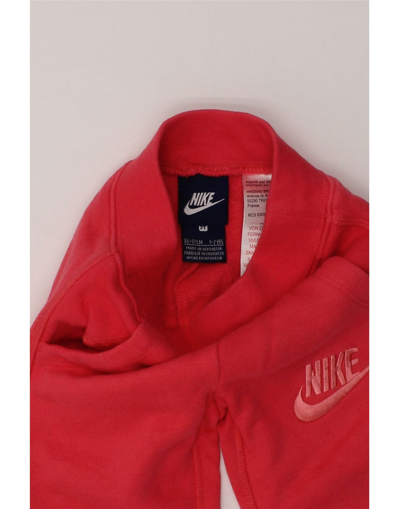 NIKE Baby Boys Tracksuit Trousers 18-24 Months Red Cotton | Vintage Nike | Thrift | Second-Hand Nike | Used Clothing | Messina Hembry 