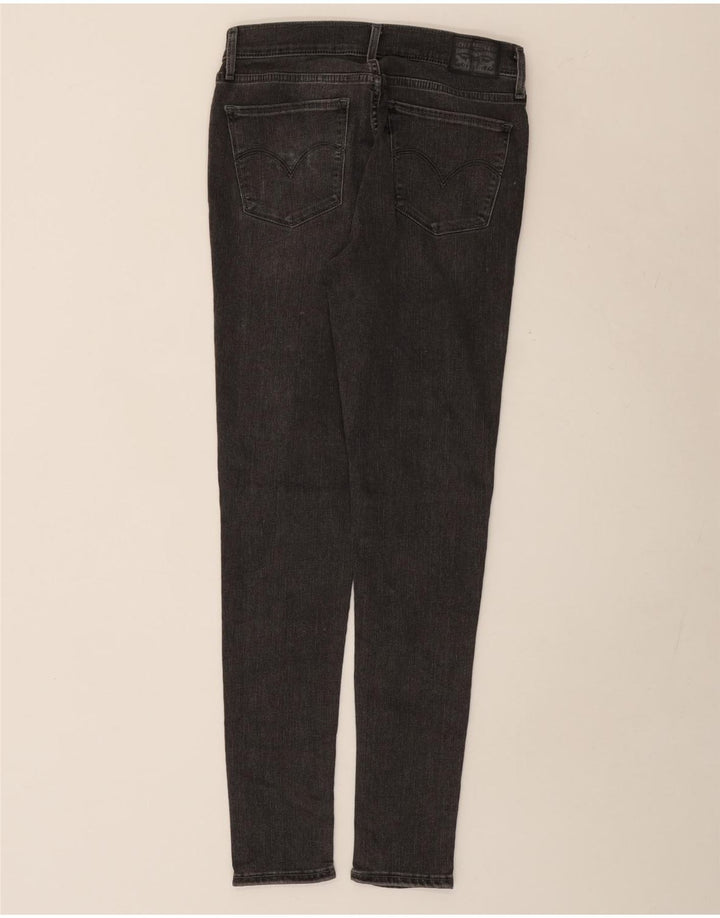 Levi's Womens 710 Super Skinny Jeans W29 L30 Grey Cotton