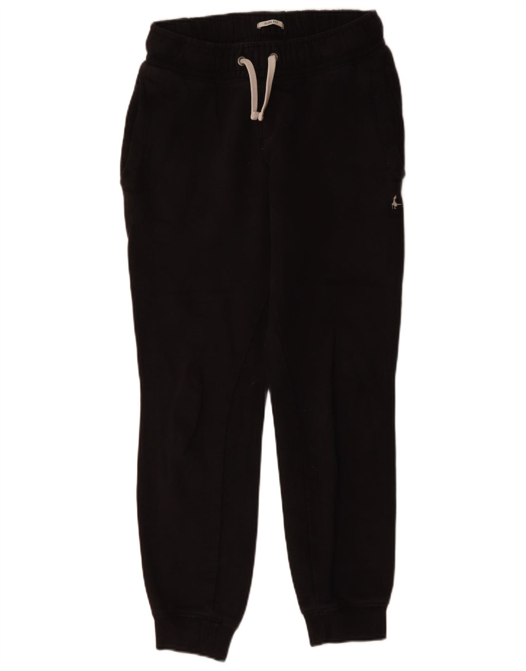 Jack Wills Mens Slim Fit Tracksuit Trousers Joggers Small Black Cotton