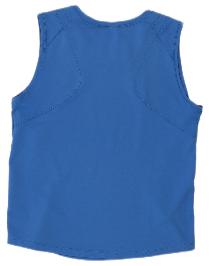 Nike Womens Vest Top US 8/10 Medium Blue Polyester