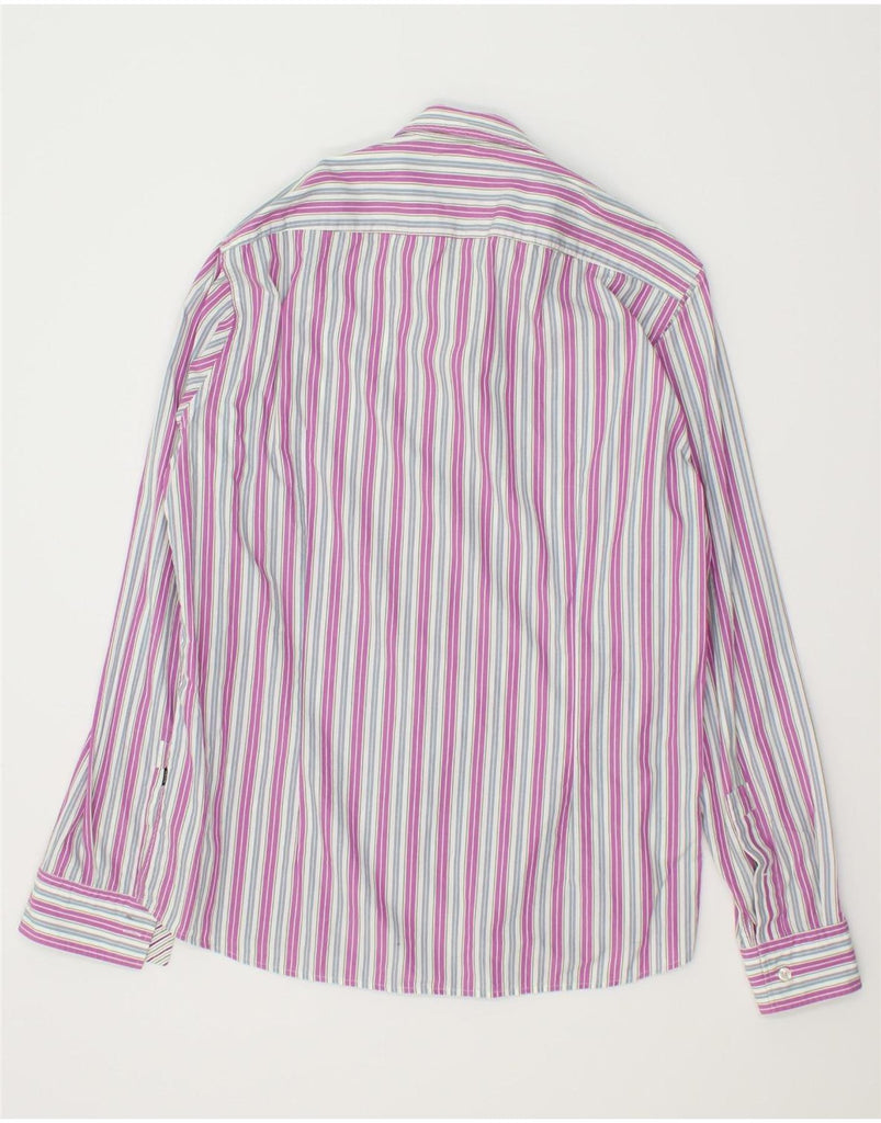 HUGO BOSS Mens Regular Fit Shirt Medium Pink Striped | Vintage Hugo Boss | Thrift | Second-Hand Hugo Boss | Used Clothing | Messina Hembry 