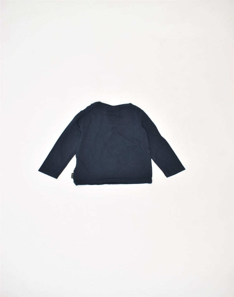 MEXX Baby Boys Graphic Sweater 6-9 Months Navy Blue Cotton Animals | Vintage | Thrift | Second-Hand | Used Clothing | Messina Hembry 