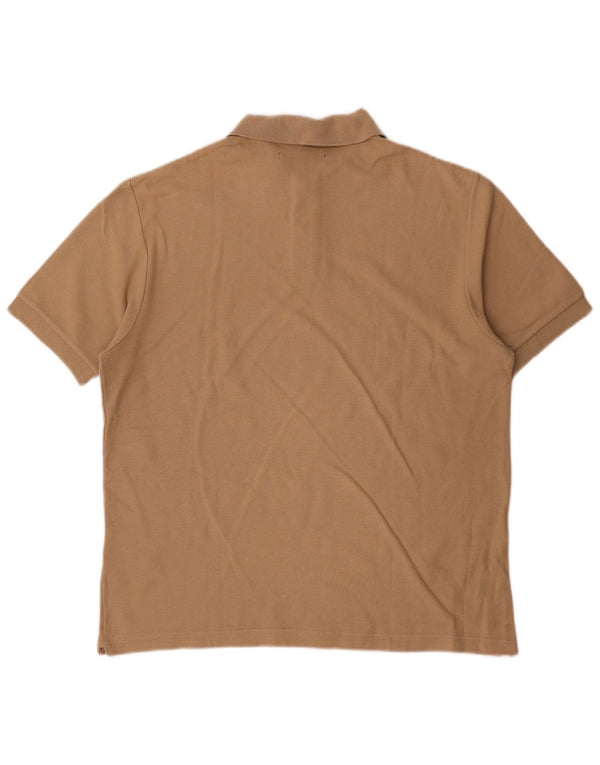 Marina Yachting Mens Polo Shirt Medium Beige Cotton