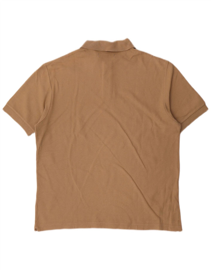 Marina Yachting Mens Polo Shirt Medium Beige Cotton