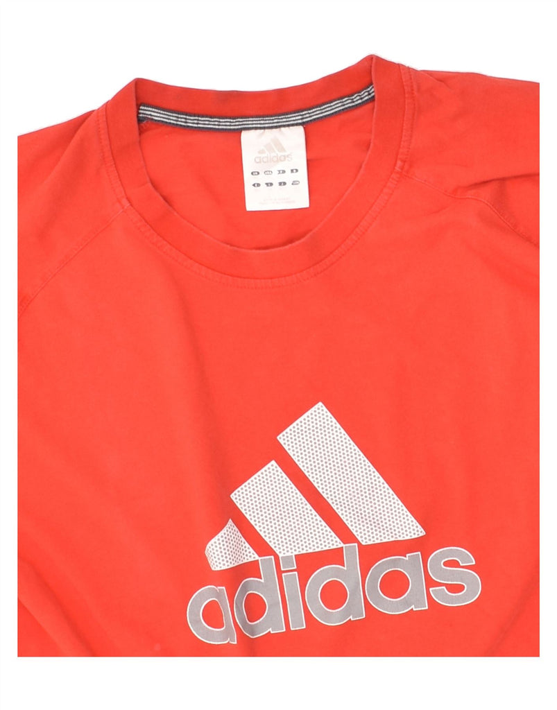 ADIDAS Mens Graphic T-Shirt Top 2XL Red Cotton | Vintage Adidas | Thrift | Second-Hand Adidas | Used Clothing | Messina Hembry 