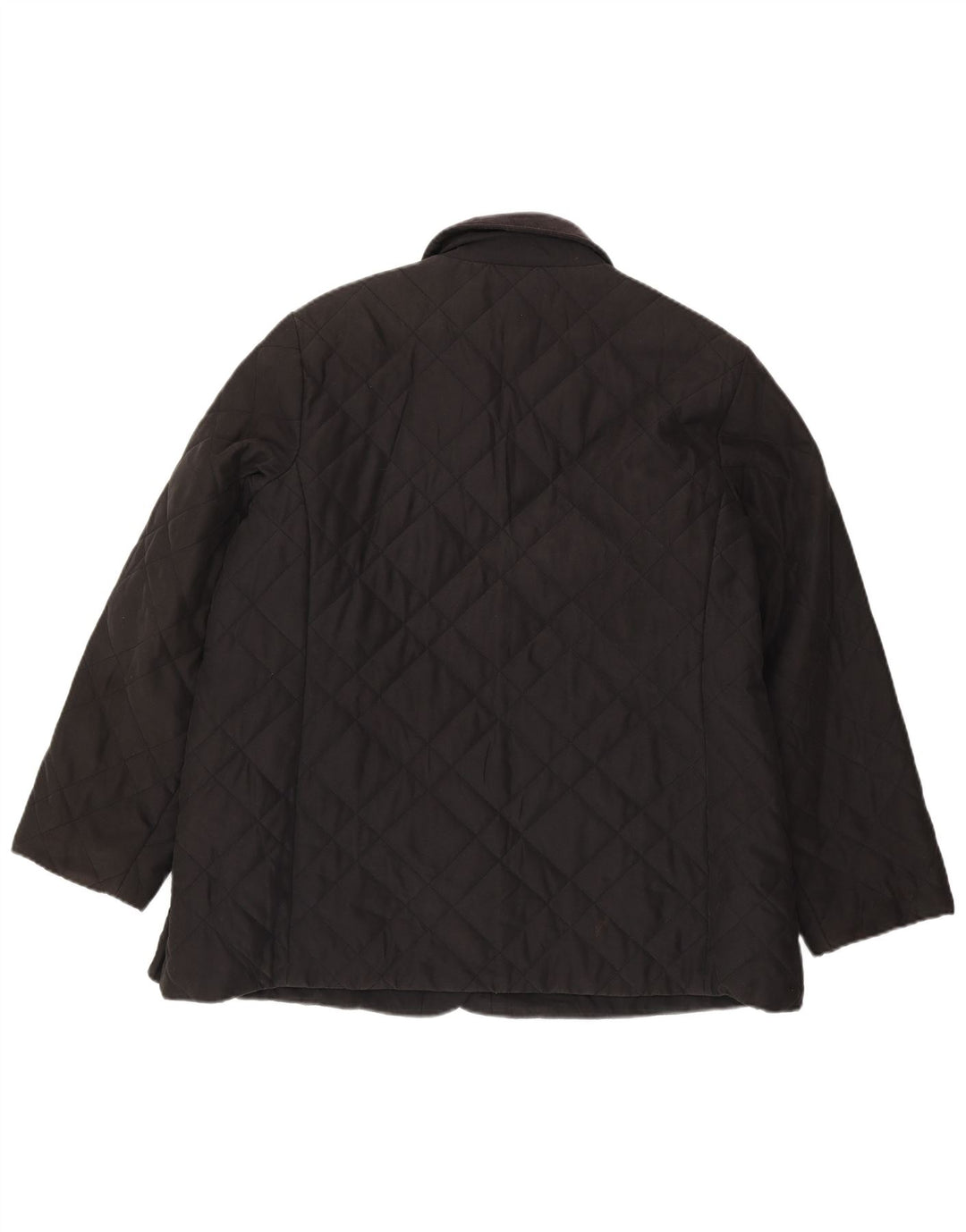 Marks & Spencer Womens Quilted Jacket UK 20 2XL Black Polyester