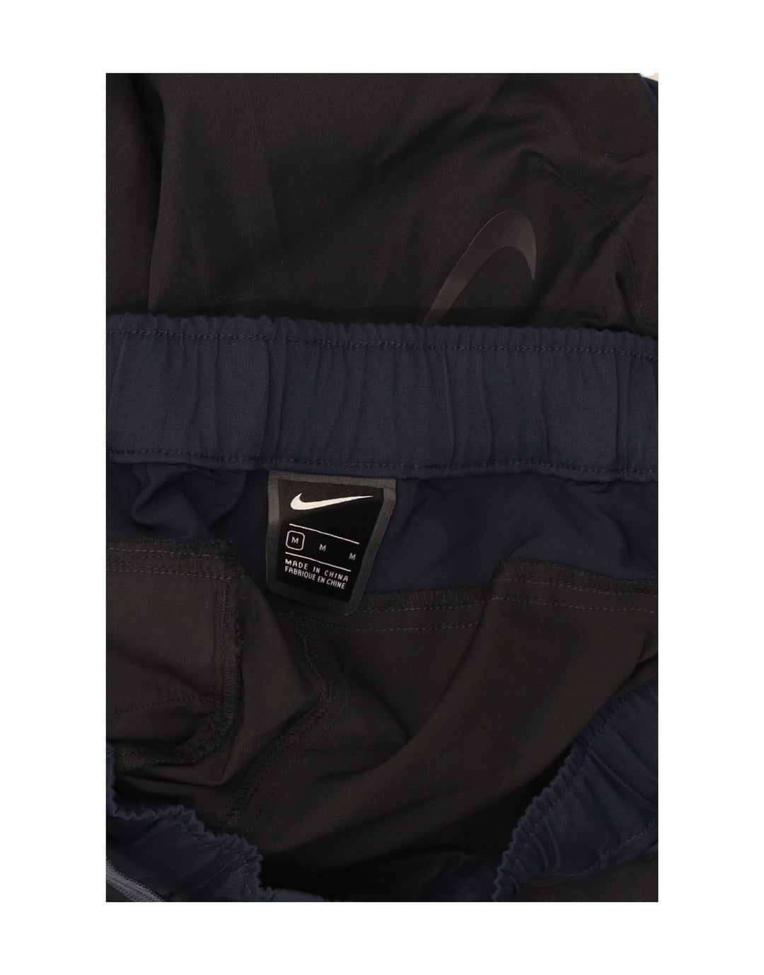 NIKE Mens Tapered Cargo Trousers Medium W32 L27 Black Colourblock