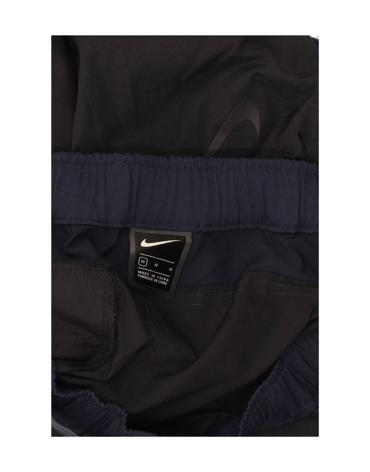 NIKE Mens Tapered Cargo Trousers Medium W32 L27 Black Colourblock