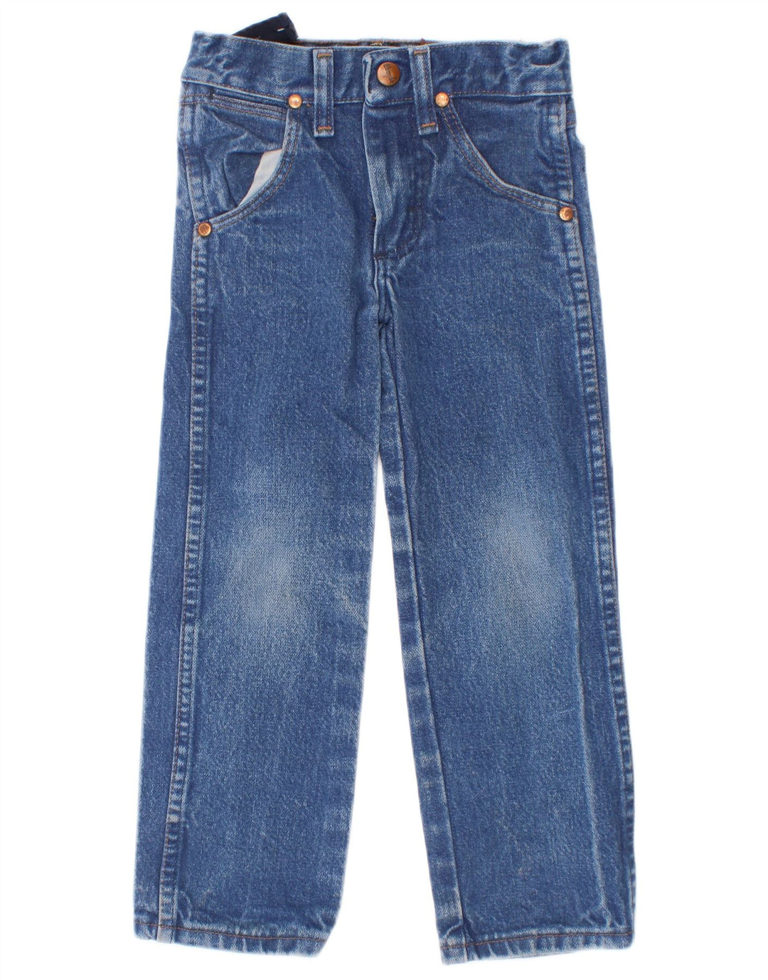 Wrangler Boys Slim Jeans 3-4 Years W20 L14 Blue Cotton