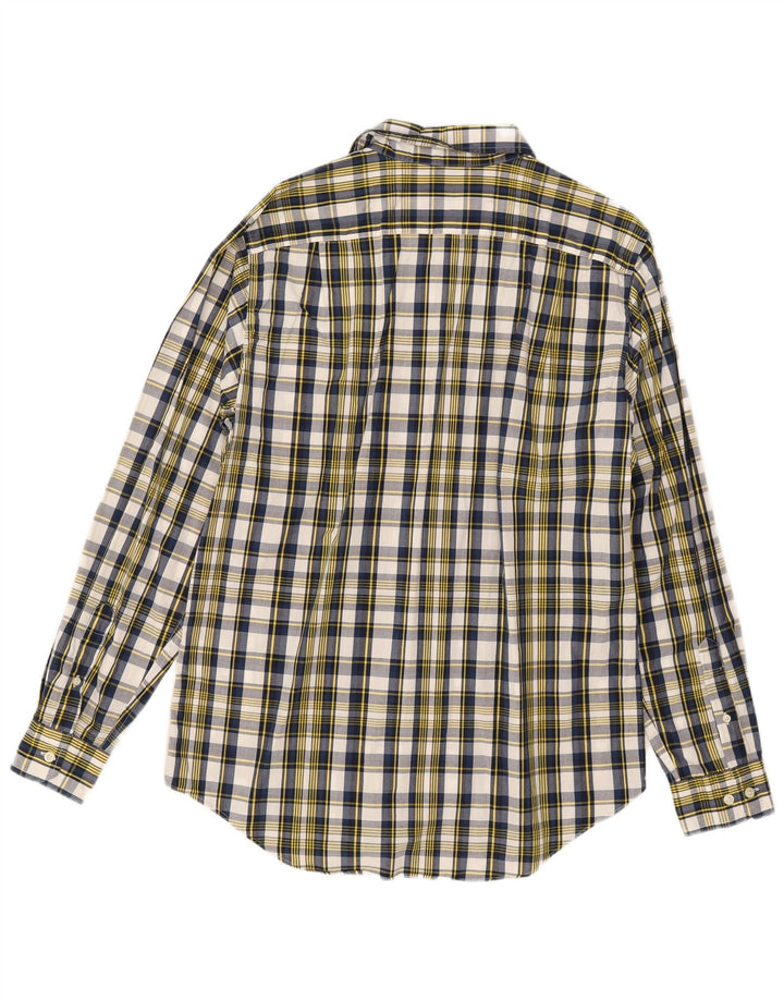 Nautica Mens Shirt Medium Multicoloured Check Cotton