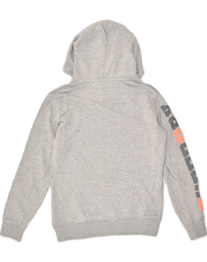 SUPERDRY Womens Vintage Graphic Hoodie Jumper UK 10 Small Grey Cotton | Vintage Superdry | Thrift | Second-Hand Superdry | Used Clothing | Messina Hembry 