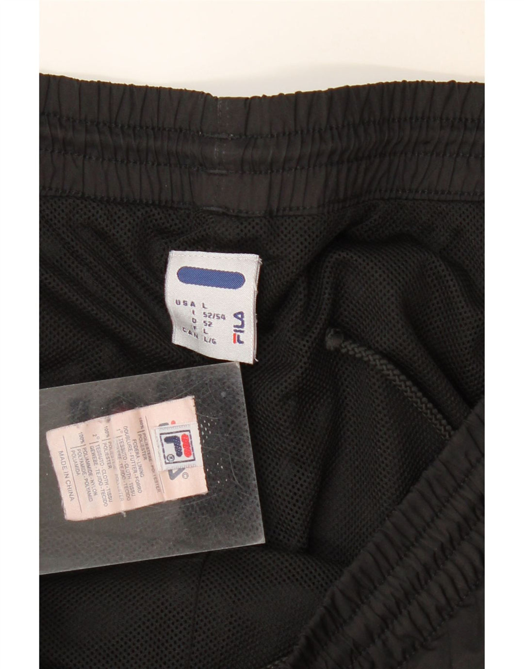 Fila Mens Tracksuit Trousers IT 52 Large  Navy Blue Polyester