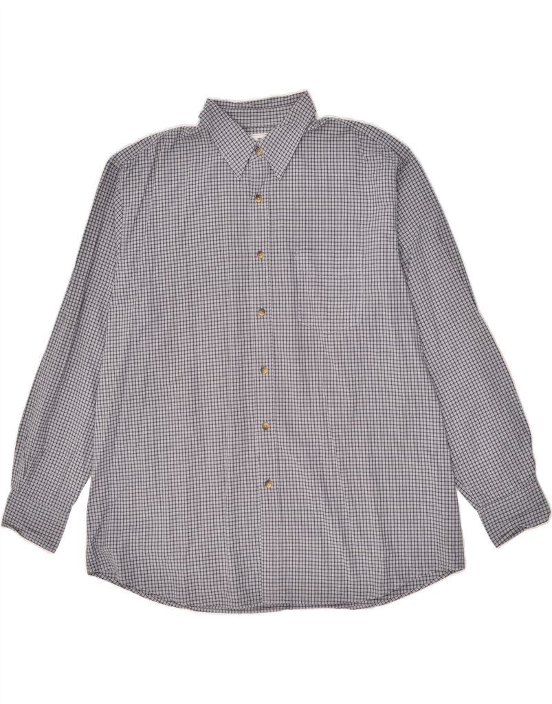 DOCKERS Mens Shirt XL Grey Check Cotton | Vintage Dockers | Thrift | Second-Hand Dockers | Used Clothing | Messina Hembry 