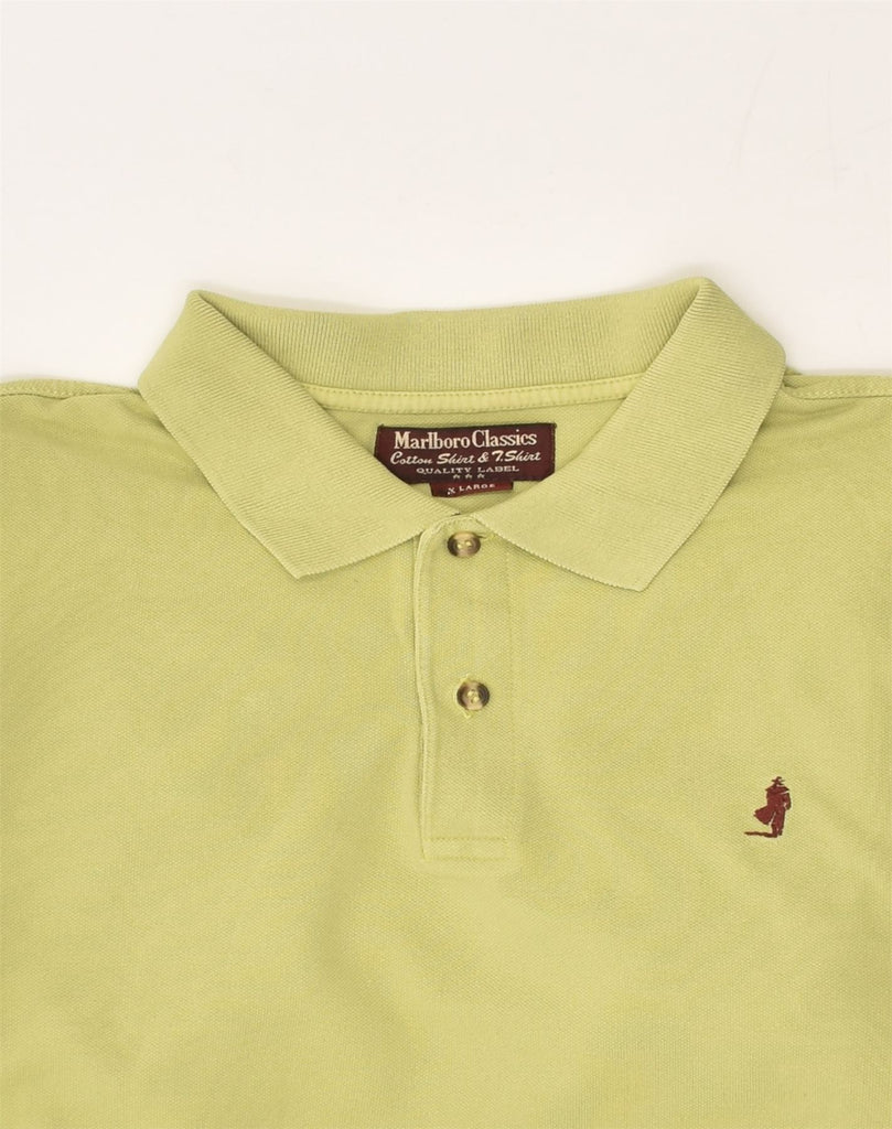 MARLBORO CLASSICS Mens Polo Shirt XL Green Cotton | Vintage Marlboro Classics | Thrift | Second-Hand Marlboro Classics | Used Clothing | Messina Hembry 