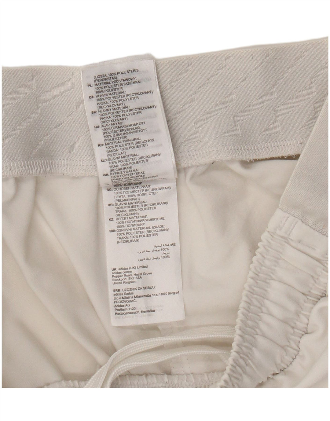 Adidas Mens Juventus Sport Shorts Medium White Polyester